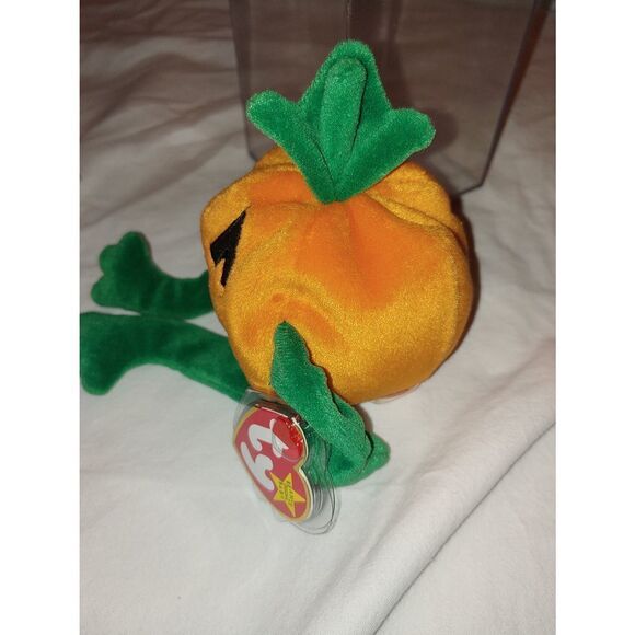 Ty Beanie Baby 9" PUMKIN  DOB: October 31, 1998 - Picture 2 of 7